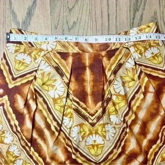 Free People Women's Kendra Cotton Printed Strapless Top Size X-Small - Picture 9 of 15